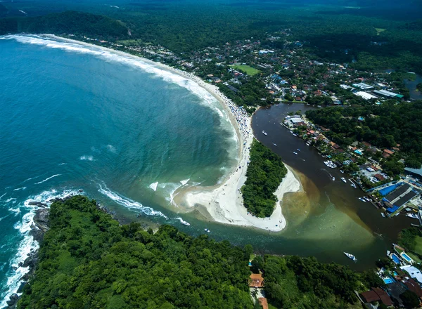 Barra do Una Beach, Sao Paulo — Stock fotografie