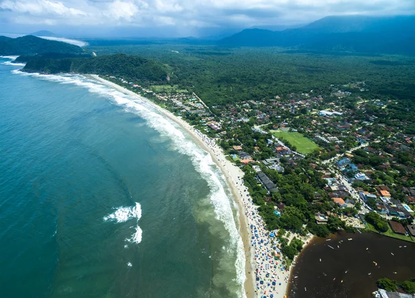 Barra yapmak Una Beach, Sao Paulo — Stok fotoğraf