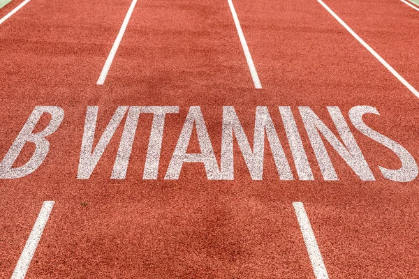B-vitaminer skriven på rätt spår — Stockfoto
