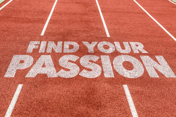 Find Your Passion written on track — Stock Photo, Image