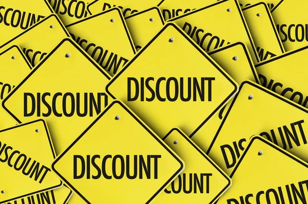 Discount multiple signs — Stock Photo, Image