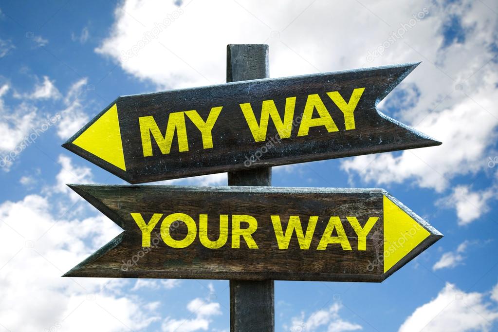 My Way - Your Way signpost