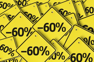 60 persent birden çok işaretler