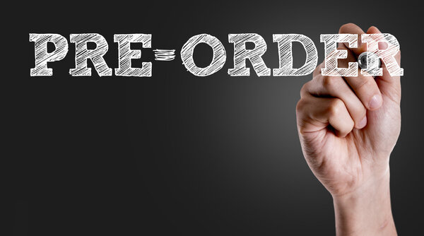 Hand writing the text