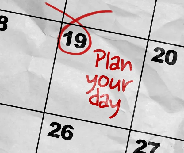 Concept image of a Calendar with the text — Stock Photo, Image