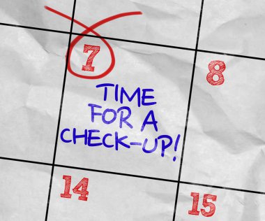 Takvim görüntü metni ile