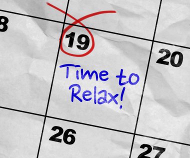 Takvim görüntü metni ile