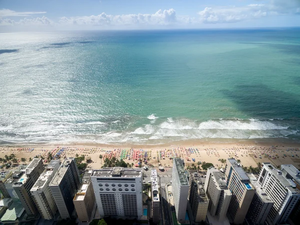 Plaży Boa Viagem, Recife — Zdjęcie stockowe