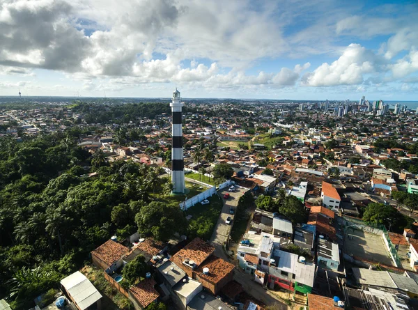 Leuchtturm von olinda, Brasilien — Stockfoto