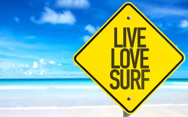 Sinais de Surf Live Love — Fotografia de Stock