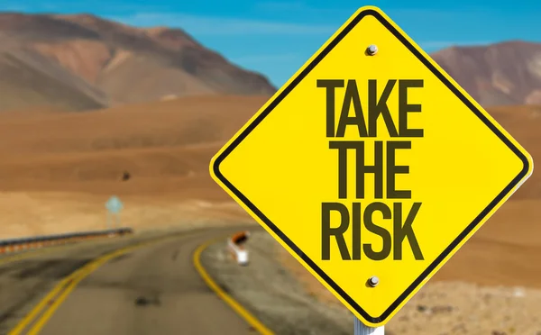Take The Risk sign — Stock Photo, Image