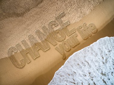 Your Life sahilde yazılı değiştirmek