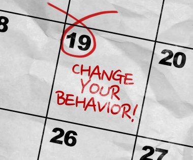 görüntü metni ile bir takvim