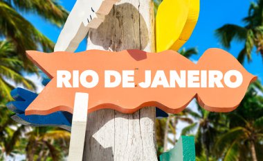 Rio de Janeiro tabelasını palmiye ağaçları ile