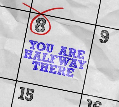 image of calendar with the reminder clipart