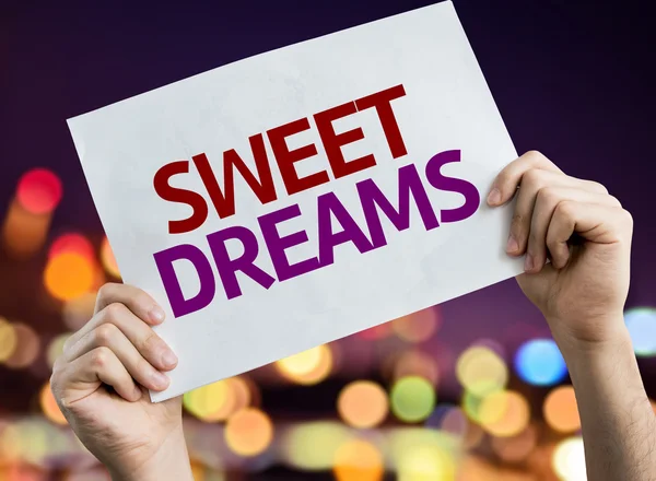 Placa Sweet Dreams — Fotografie, imagine de stoc