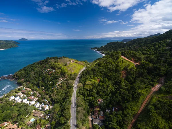 Strand in een kustlijn, Brazilië — Stockfoto