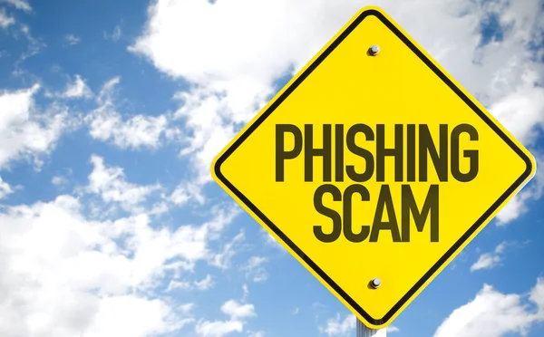Phishing Scam teken — Stockfoto