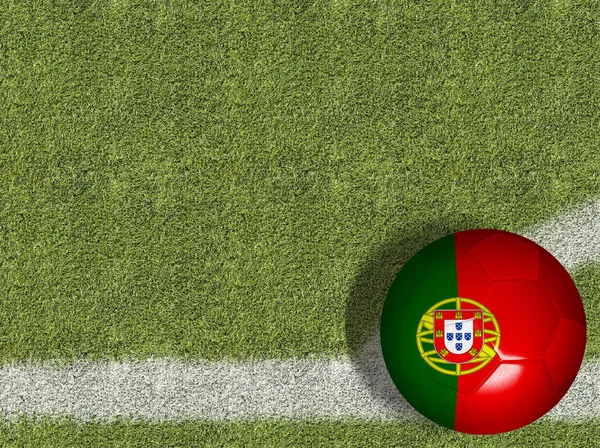 Portugalski piłki w pole — Zdjęcie stockowe