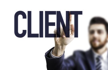 İş adamı işaret metni