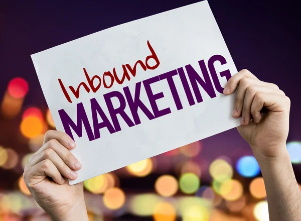 Inbound Marketing placard — Stock Photo, Image