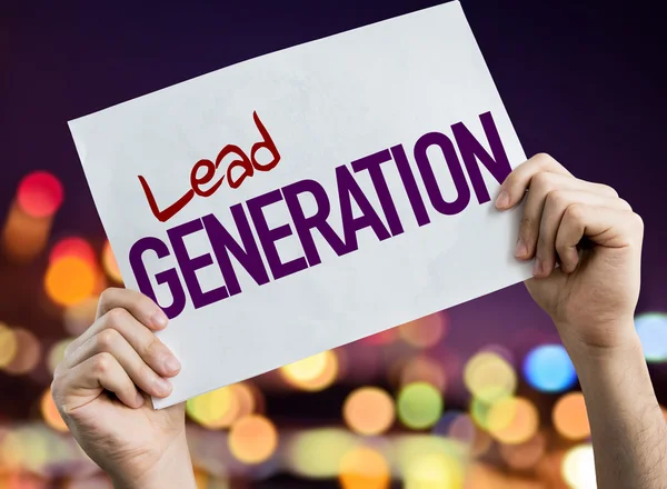 Lead Generation plakat — Stockfoto