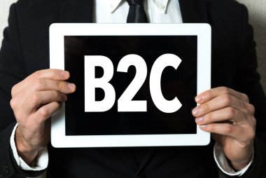 işadamı holding tablet ile metin