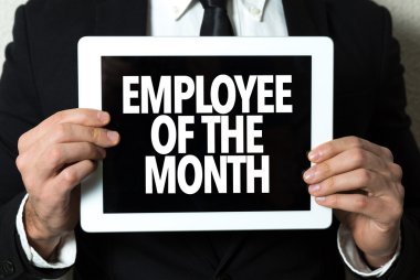 işadamı holding tablet ile metin