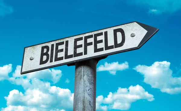 Bielefeld direction sign — Stock Photo, Image