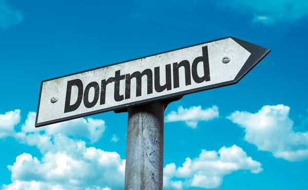 Dortmund yol levhası — Stok fotoğraf