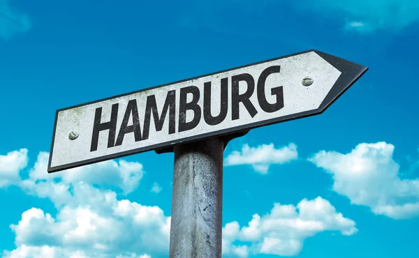 Hamburger Verkehrszeichen — Stockfoto