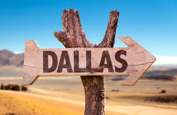 Dallas richtingspijl — Stockfoto