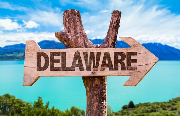 Vývěsní štít Delaware — Stock fotografie