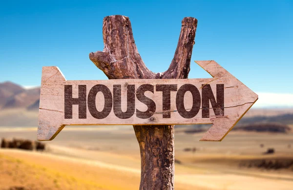 Houston yönlü oku — Stok fotoğraf
