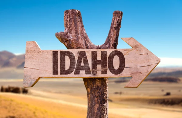 Idaho directional arrow — Stock Photo, Image