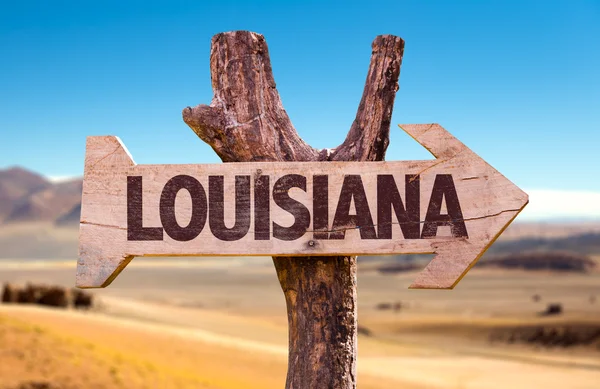 Vývěsní štít Louisiana — Stock fotografie