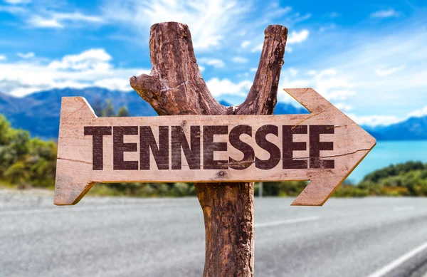 Sinal de madeira do Tennessee — Fotografia de Stock