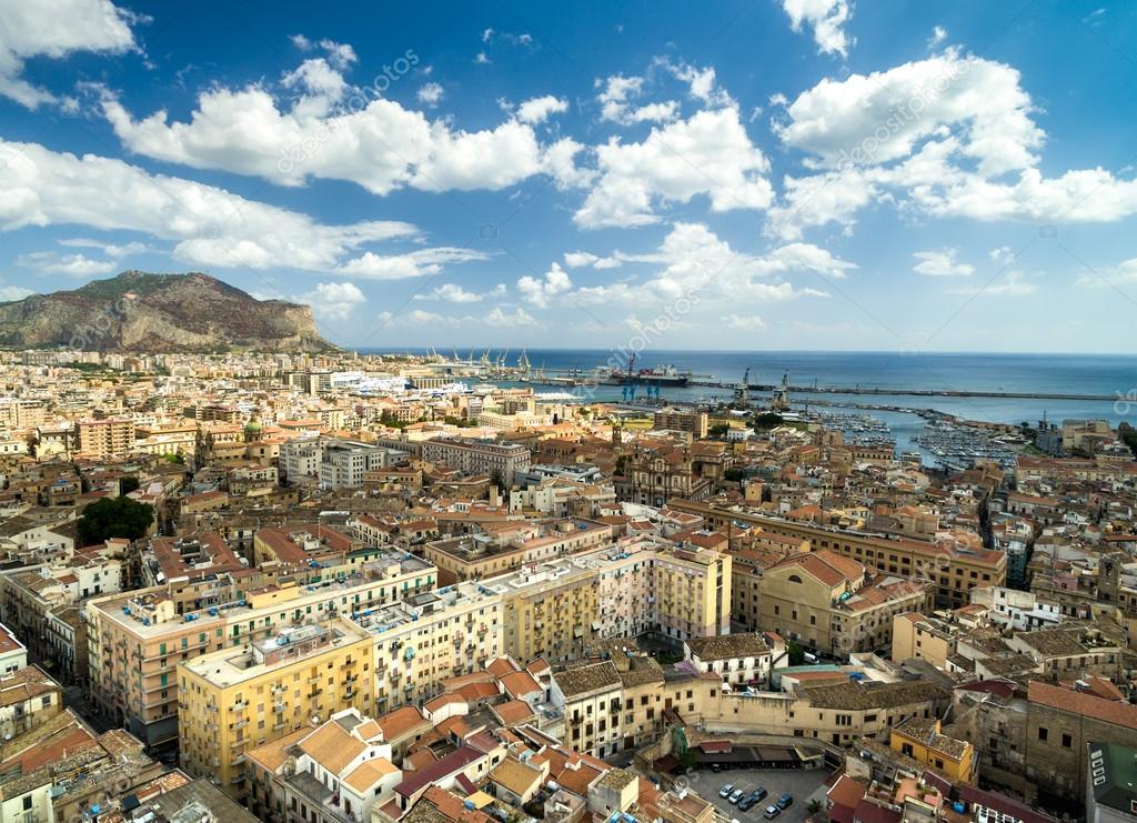 City plan Palermo Italy