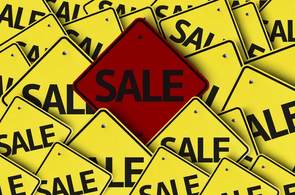 Sale written on multiple road sign — Stock Photo, Image