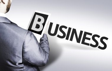 metin iş kavramı görüntü ile iş adamı