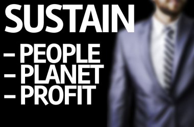 Bir gemide bir iş adamı ile yazılı açıklamaları sürdürmek