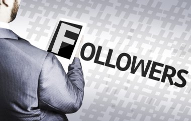 İşadamı metin takipçileri ile