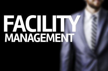 Facility Management written on a board clipart