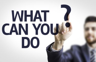 İş adamı işaret metni: ne yapabilirim?