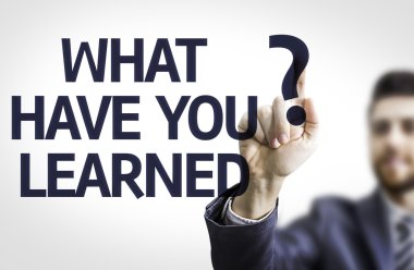 İş adamı işaret metni: ne Learned var?