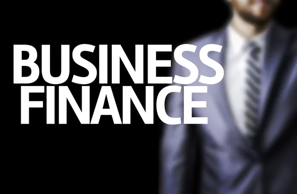 Business Finance written on a board — Stock Photo, Image