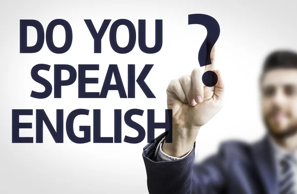 Do you Speak English? — Stock Photo, Image