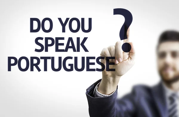 Mit beszél portugál? — Stock Fotó