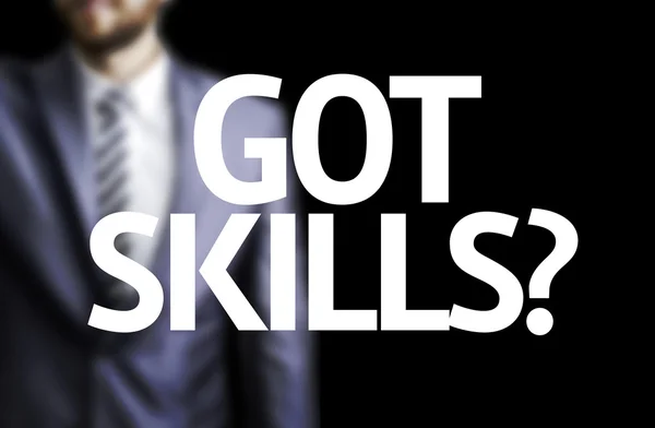 Got Skills? written on a board — Stock Photo, Image