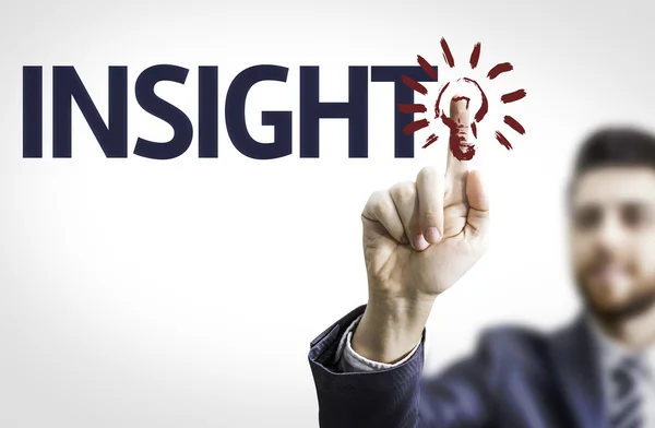 Scheda con testo: Insight — Foto Stock